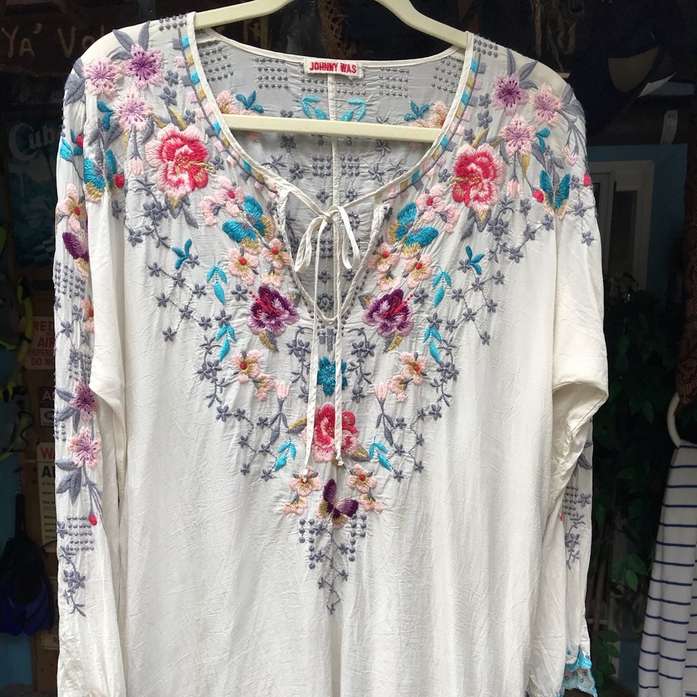 “Johnny Was “Gauze Blouse